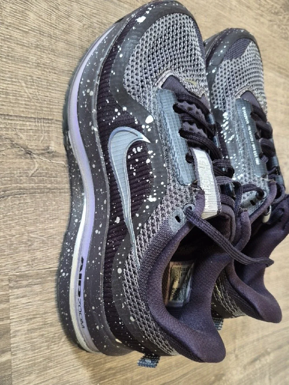 Nike Air Zoom Pegasus Running Shoes – Purple/Silver | Women's Size 9